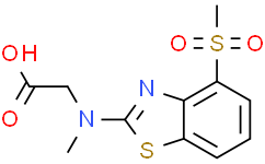 N-Methyl-N-[4-(methylsulfonyl)-1,3-benzothiazol-2-yl]glycine 1351632-54-6
